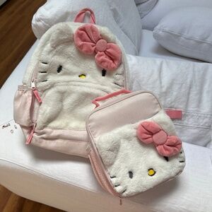 Hello kitty backpack and lunch box
